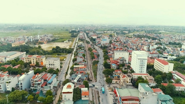 Một góc đô thị huyện Thường Tín.