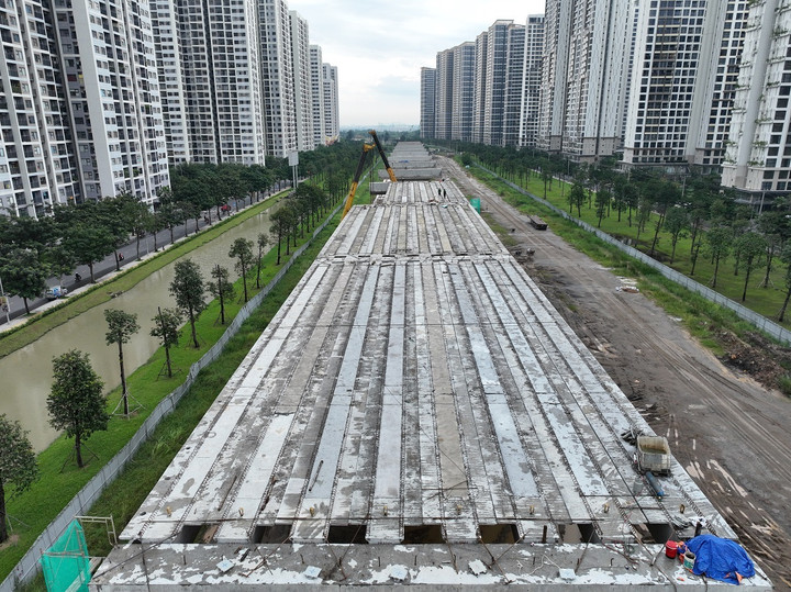 Vinhomes Grand Park là dự án duy nhất trên thị trường có đường vành đai 3 chạy xuyên tâm.