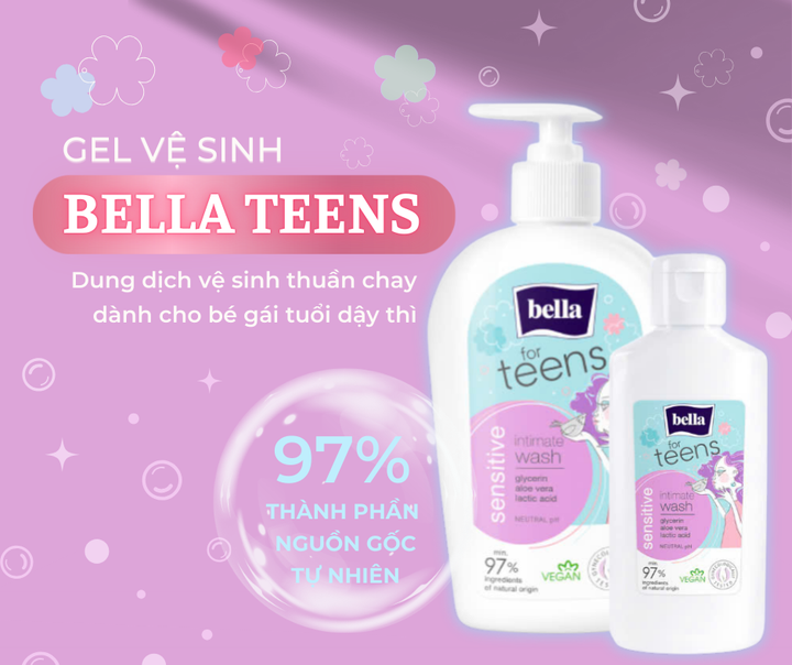 Gel vệ sinh Bella Teens - sự lựa chọn tối ưu cho mẹ và bé gái tuổi dậy thì - 3