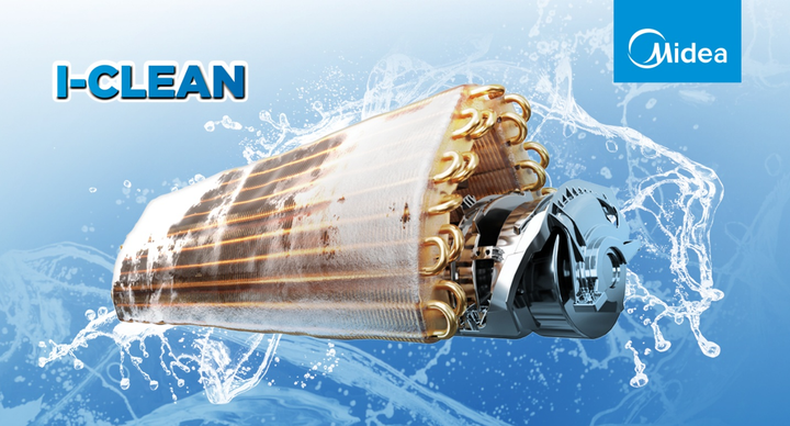 I-Clean diệt khuẩn sâu chỉ trong 42 phút. (Ảnh: Midea)