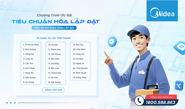 Trải nghiệm người dùng luôn được Midea quan tâm. (Ảnh: Midea)