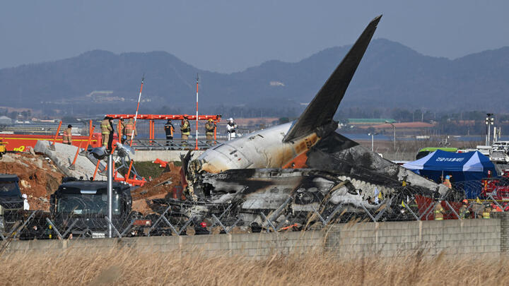 Máy bay Jeju Air gặp nạn (Ảnh: France24)