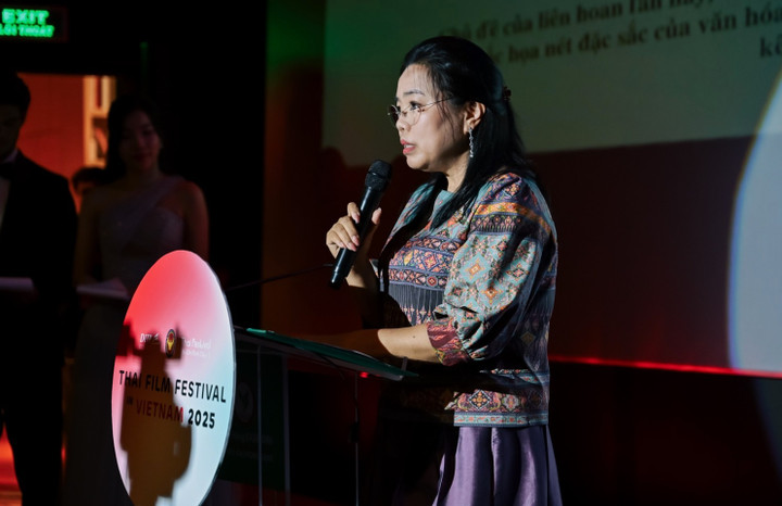 Tổng Lãnh sự quán Thái Lan tại TP.HCM phát biểu trong lễ khai mạc.