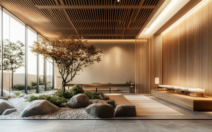 Không gian riêng tư đậm chất Nhật tại The Komorebi giúp du khách tận hưởng trải nghiệm nghỉ dưỡng lý tưởng