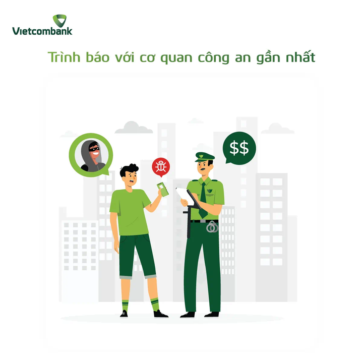 Vietcombank hướng dẫn khách hàng 3 việc cần làm gấp khi nghi ngờ bị lừa đảo - 3