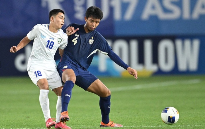 U17 Thái Lan thua đậm ở trận ra quân.