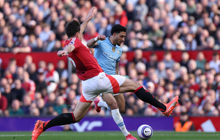 Marmoush chỉ mang về cho Man City quả phạt góc. (Ảnh: Getty Images)