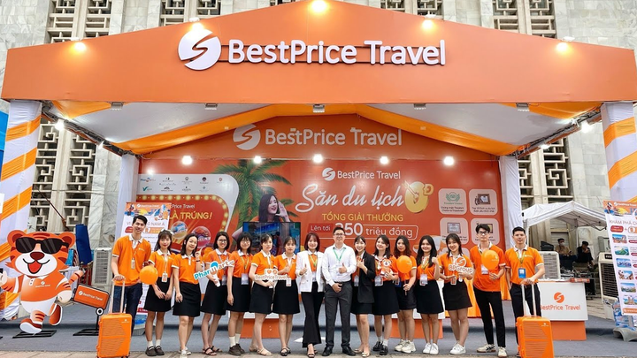 Hội chợ tại Hà Nội của Công ty Du lịch BestPrice Travel. (Ảnh: BestPrice Travel)