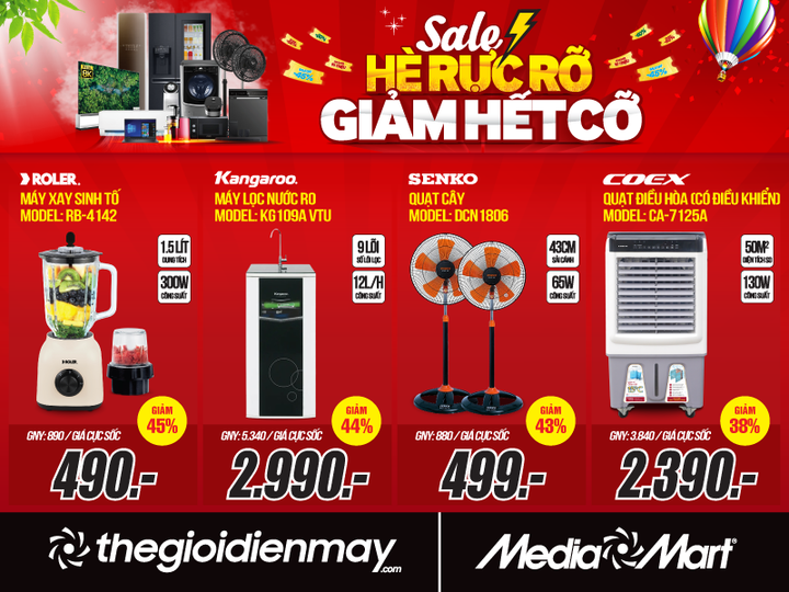 Đón hè rực rỡ - MediaMart giảm đến 50% hàng nghìn sản phẩm - 5