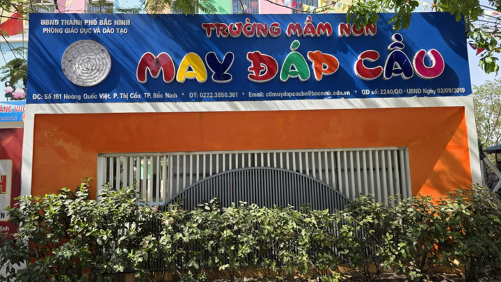 Trường mầm non nơi xảy ra việc cô giáo bạo hành trẻ.