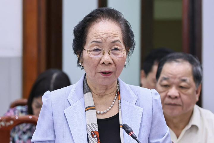 Nguyên Phó Chủ tịch nước Nguyễn Thị Doan. (Ảnh: Quang Vinh)
