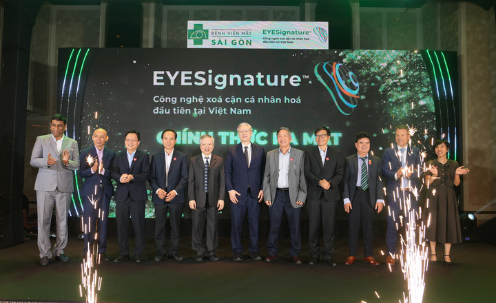 Sự kiện ra mắt công nghệ xóa cận cá nhân hóa EYESignature quy tụ nhiều bác sĩ, chuyên gia nhãn khoa trong nước và quốc tế.