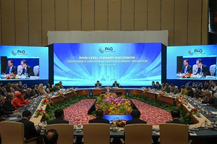 Phiên thảo luận cấp cao tại P4G 2025. (Ảnh: KT)