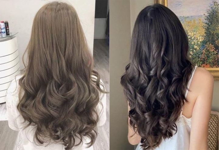 Kiểu tóc xoăn đuôi lọn to thanh lịch,nữ tính. (Ảnh: SP)