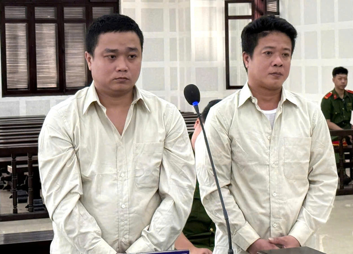 Hai anh em Phạm Minh Hải và Phạm Minh Đức tại phiên toà xét xử sơ thẩm. (Ảnh: CTV)