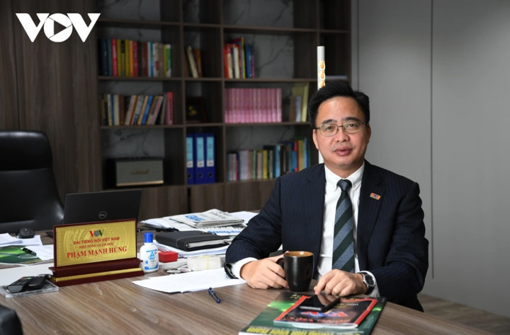 Ông Phạm Mạnh Hùng, Phó Tổng Giám đốc Đài Tiếng nói Việt Nam.