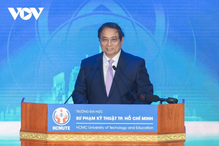 Thủ tướng phát biểu tại Ngày hội Khởi nghiệp Quốc gia lần thứ VII.