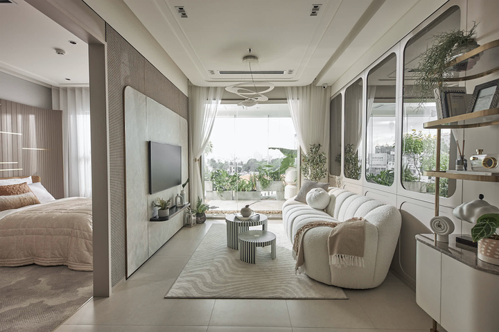Không gian sống tại căn hộ The Gió Riverside.