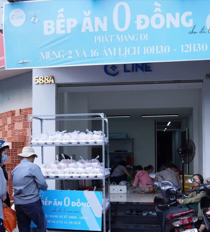 Hình ảnh “Bếp ăn 0 đồng”.