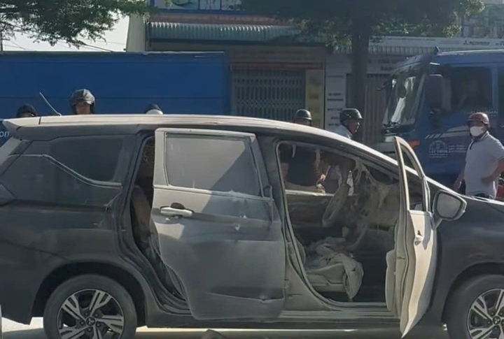 Hiện trường vụ việc. (Ảnh: Đ.N)