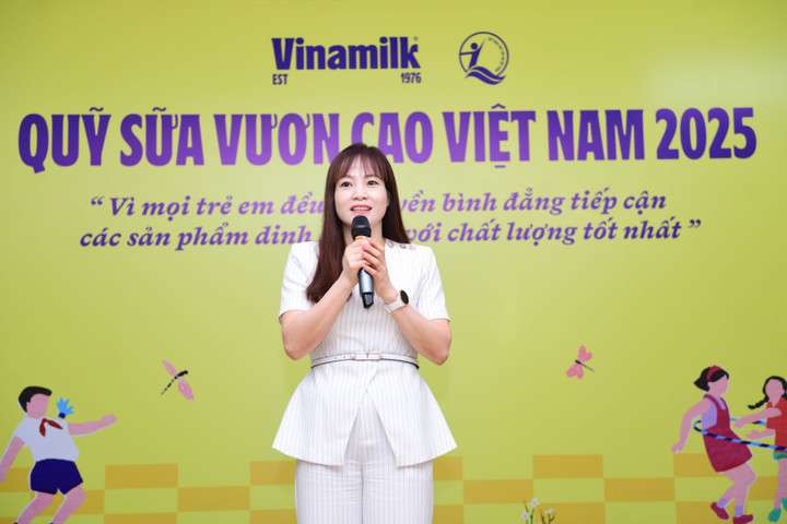 Bà Nguyễn Thị Hiền – Phó giám đốc Quỹ Bảo trợ Trẻ em Việt Nam. (Ảnh: Nam Anh)