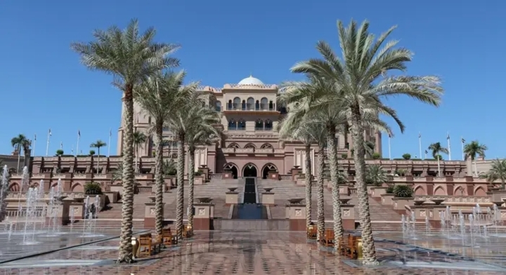 Khách sạn Emirates Palace ở Abu Dhabi. (Ảnh: Chris Jackson/Getty Images)
