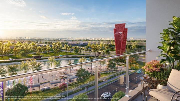 Tầm nhìn “triệu đô” ra biểu tượng San Hô Đỏ từ căn hộ The Royce.