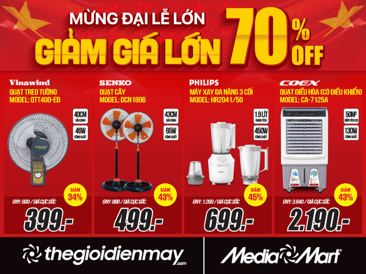 Mừng đại lễ 30/4 – 1/5: MediaMart sale sốc đến 70% toàn bộ ngành hàng - 4
