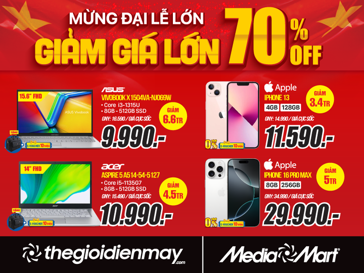 Mừng đại lễ 30/4 – 1/5: MediaMart sale sốc đến 70% toàn bộ ngành hàng - 5