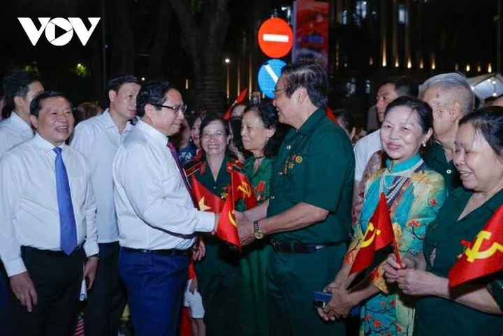 Các đại biểu tham dự tại điểm cầu Hà Nội.