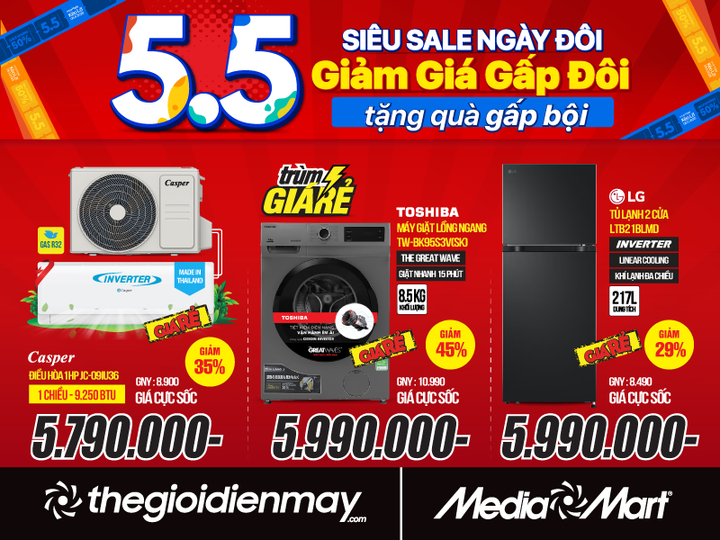 Sale ngày đôi 5/5: MediaMart giảm sốc đến 50% hàng nghìn mặt hàng - 3