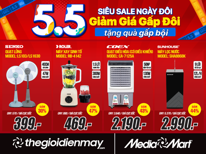 Sale ngày đôi 5/5: MediaMart giảm sốc đến 50% hàng nghìn mặt hàng - 4
