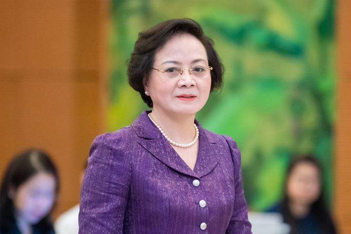 Bộ trưởng Nội vụ Phạm Thị Thanh Trà. (Ảnh: quochoi.vn)