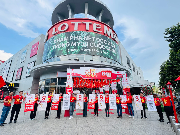 LOTTE Mart Gò Vấp tưng bừng khuyến mãi lớn, kỷ niệm sinh nhật lần thứ 9.