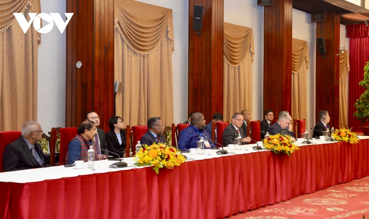 Tổng Bí thư Tô Lâm tiếp các Trưởng đoàn chính đảng các nước - 6