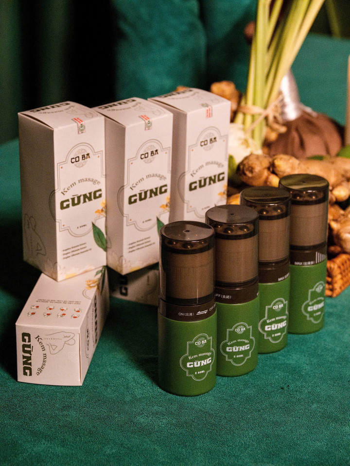 Sản phẩm từ gừng Việt Nam được người dùng lựa chọn.