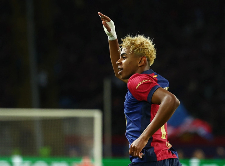 Yamal toả sáng rực rỡ ở UEFA Champions League.