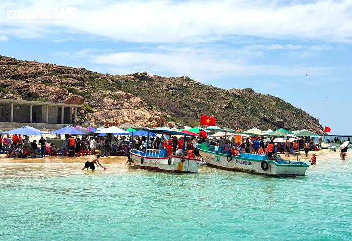 Đảo Hòn Khô, nơi xảy ra vụ tai nạn.