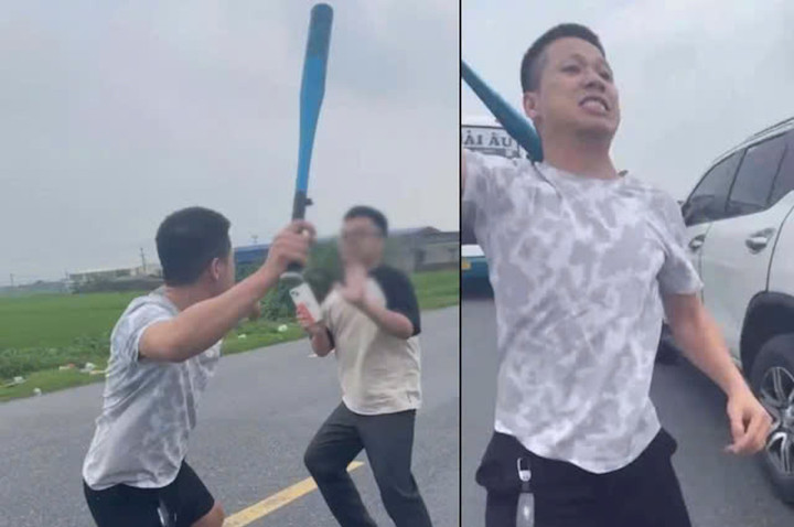 Tài xế Vũ Nam Thái dùng gậy bóng chày tấn công đối phương