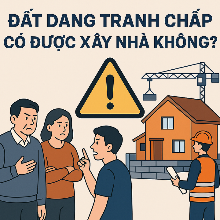 Gia đình tôi đang tranh chấp chia thừa kế phần đất do bố mẹ để lại ở Tòa án cấp huyện. Đang trong quá trình giải quyết vụ án thì anh trai tôi cứ thực hiện việc xây nhà lên trên phần đất đang tranh chấp. Giờ tôi phải làm thế nào để không ảnh hưởng đến việc chia thừa kế và quyền lợi của mình?