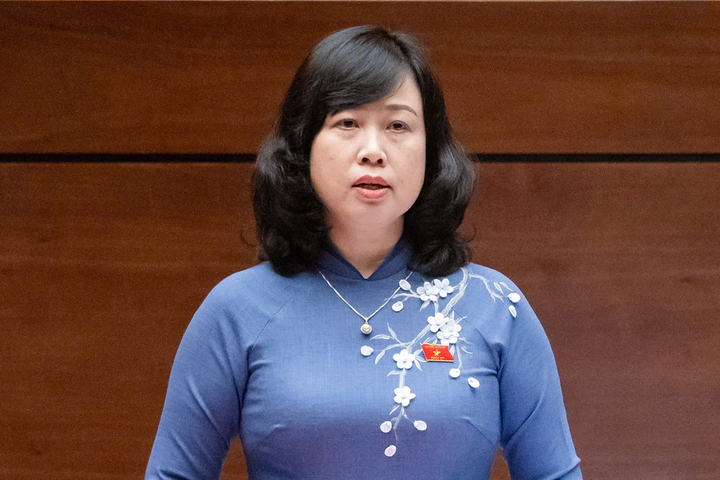 Bộ trưởng Y tế Đào Hồng Lan. (Ảnh: Phạm Thắng)