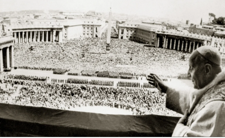 Giáo hoàng John XXIII ban phước lành 