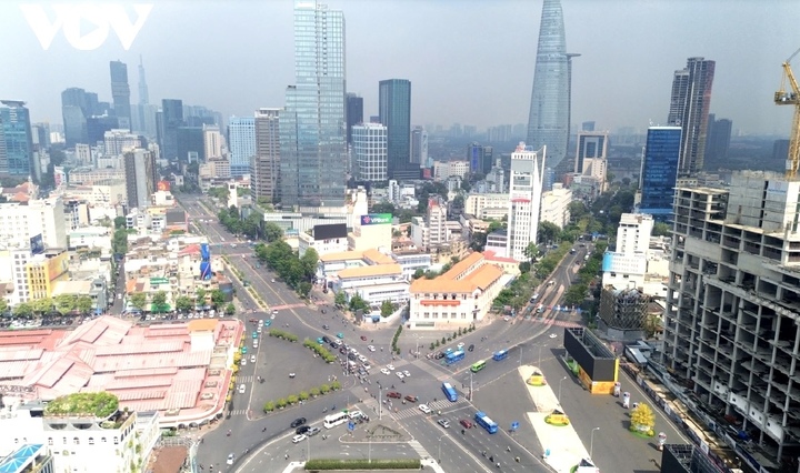 Một góc trung tâm TP.HCM.