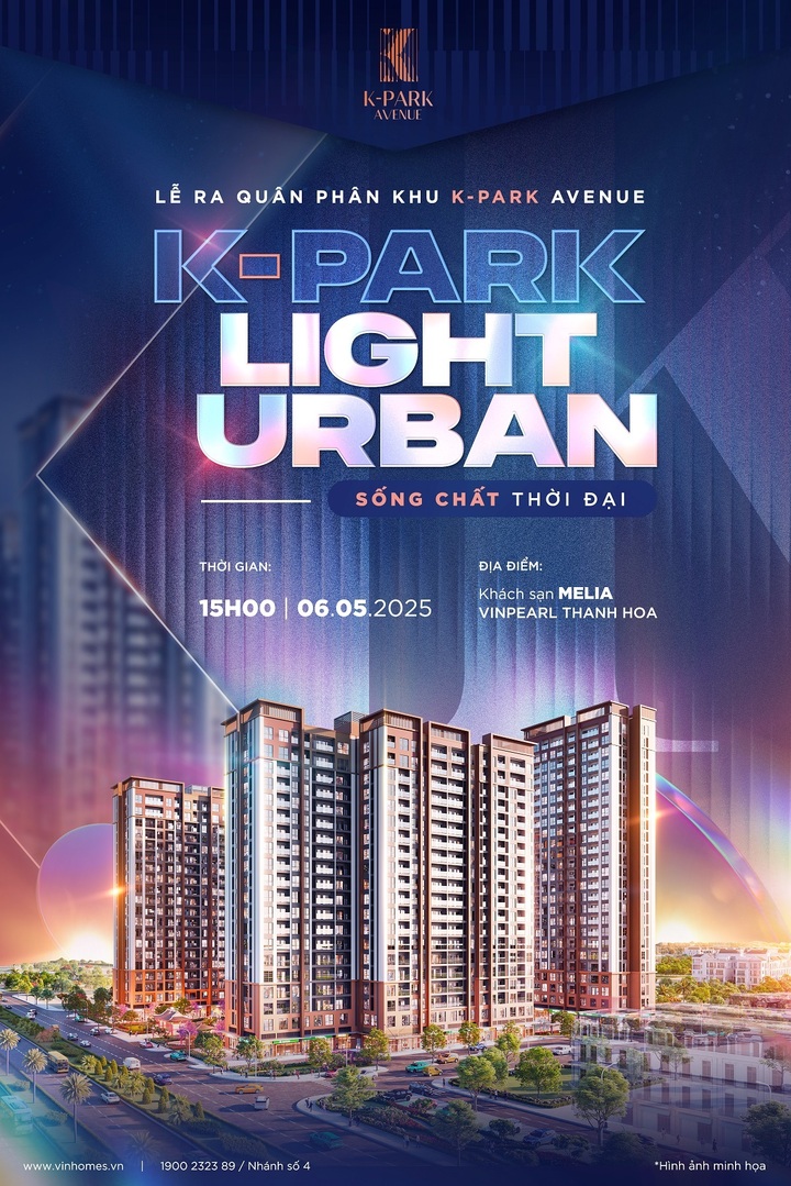 Lễ ra quân phân khu The K-Park Avenue sẽ diễn ra vào ngày 6/5.