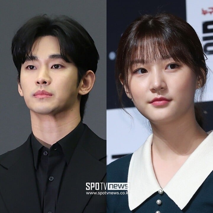 Kim Soo Hyun (trái) và Kim Sae Ron từng có thời gian hẹn hò. Kim Sae Ron đột ngột qua đời tại nhà riêng hồi tháng 2/2025, hưởng dương 25 tuổi.