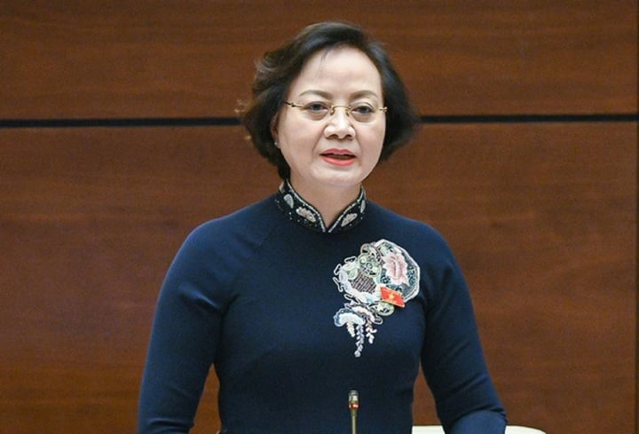 Bộ trưởng Bộ Nội vụ Phạm Thị Thanh Trà. (Ảnh: Quochoi.vn).