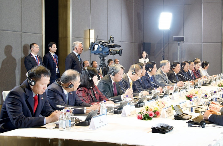 Tổng Bí thư Tô Lâm hội kiến Chủ tịch Hạ viện Kazakhstan - 4