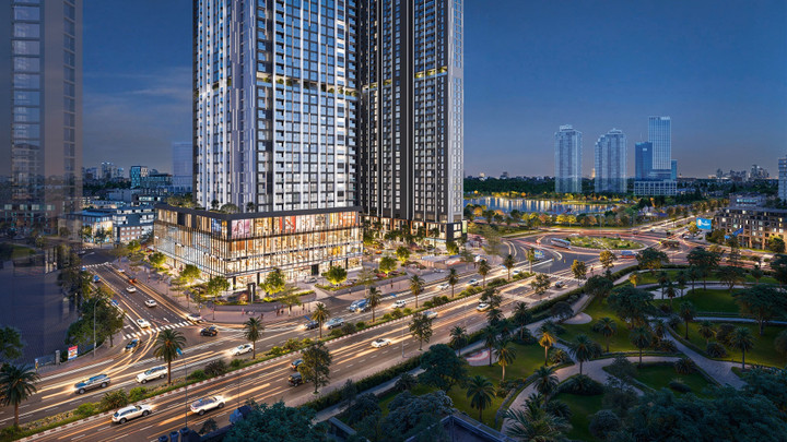 Trung tâm thương mại cùng shop apartment sôi động tại The Matrix One Premium.