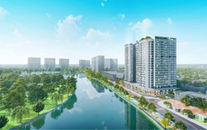 Phối cảnh dự án NOXH CT1 Rice City Long Châu, một dự án đang được nhiều người quan tâm tại khu vực quận Long Biên.