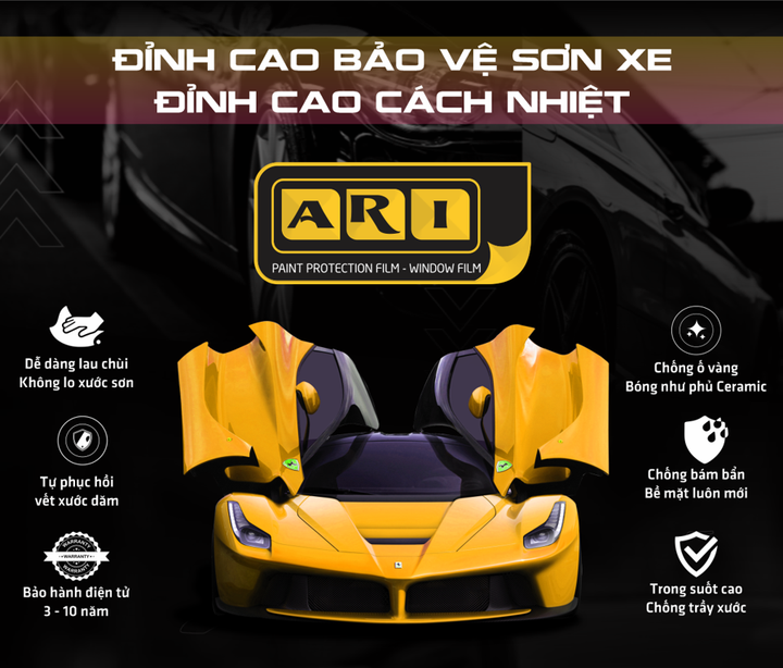 ARI USA - đổi mới công nghệ bảo vệ ô tô bằng PPF và phim cách nhiệt tiên tiến - 1
